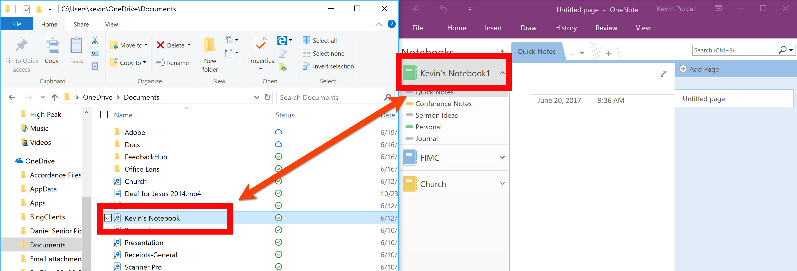 onenote for mac changing titles
